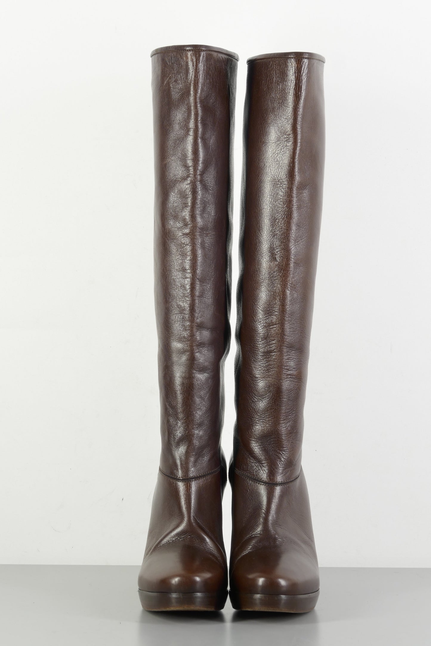 BUUTS Vanessa Bruno Stiefel Leder kastanie 223057-4