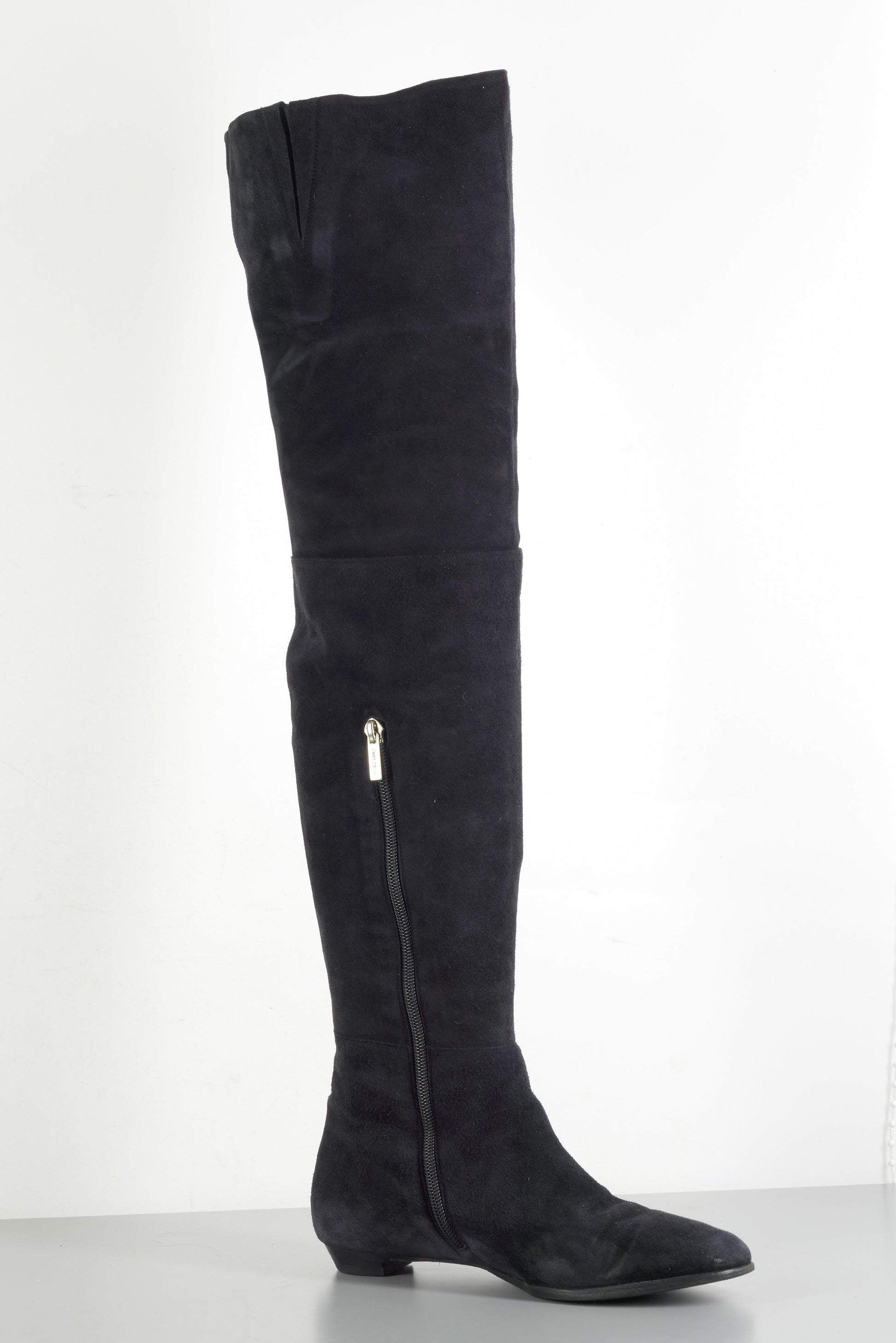 BUUTS Jimmy Choo Overknees Wildleder schwarz 223058-2