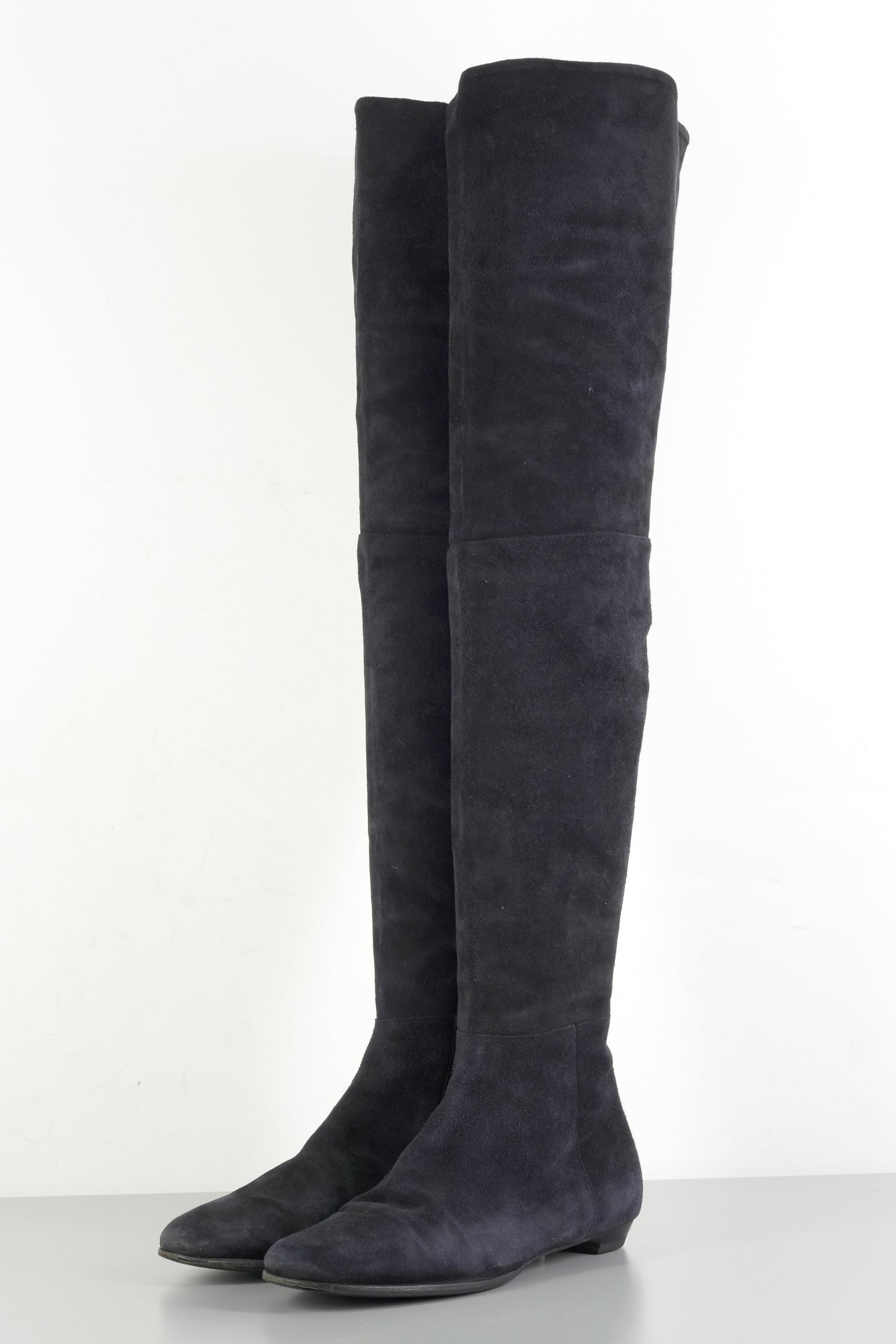 BUUTS Jimmy Choo Overknees Wildleder schwarz 223058-3