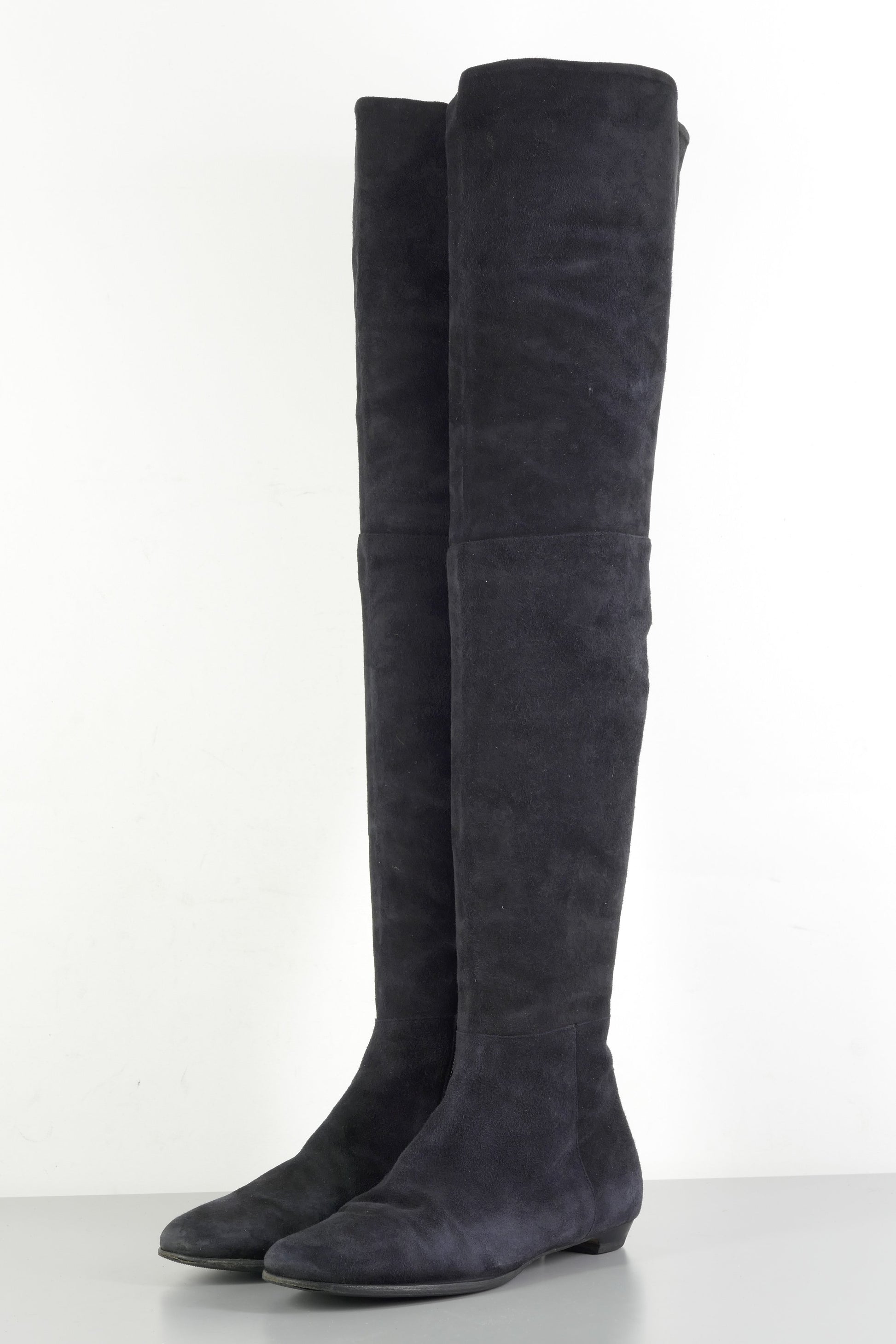 BUUTS Jimmy Choo Overknees Wildleder schwarz 223058-3