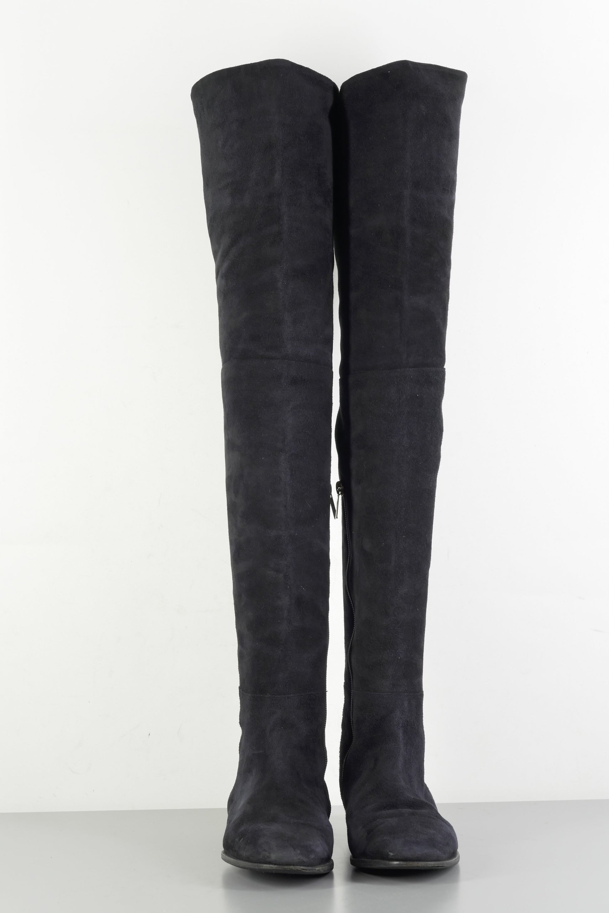 BUUTS Jimmy Choo Overknees Wildleder schwarz 223058-4