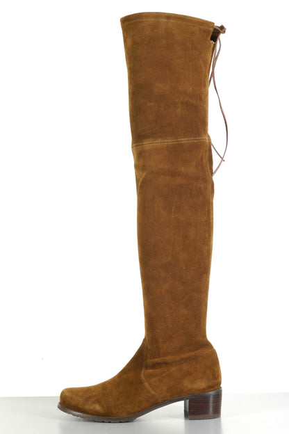 BUUTS Stuart Weitzmann Overknees Wildleder cognac 223059-1