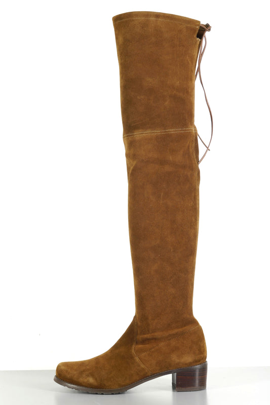 BUUTS Stuart Weitzmann Overknees Wildleder cognac 223059-1