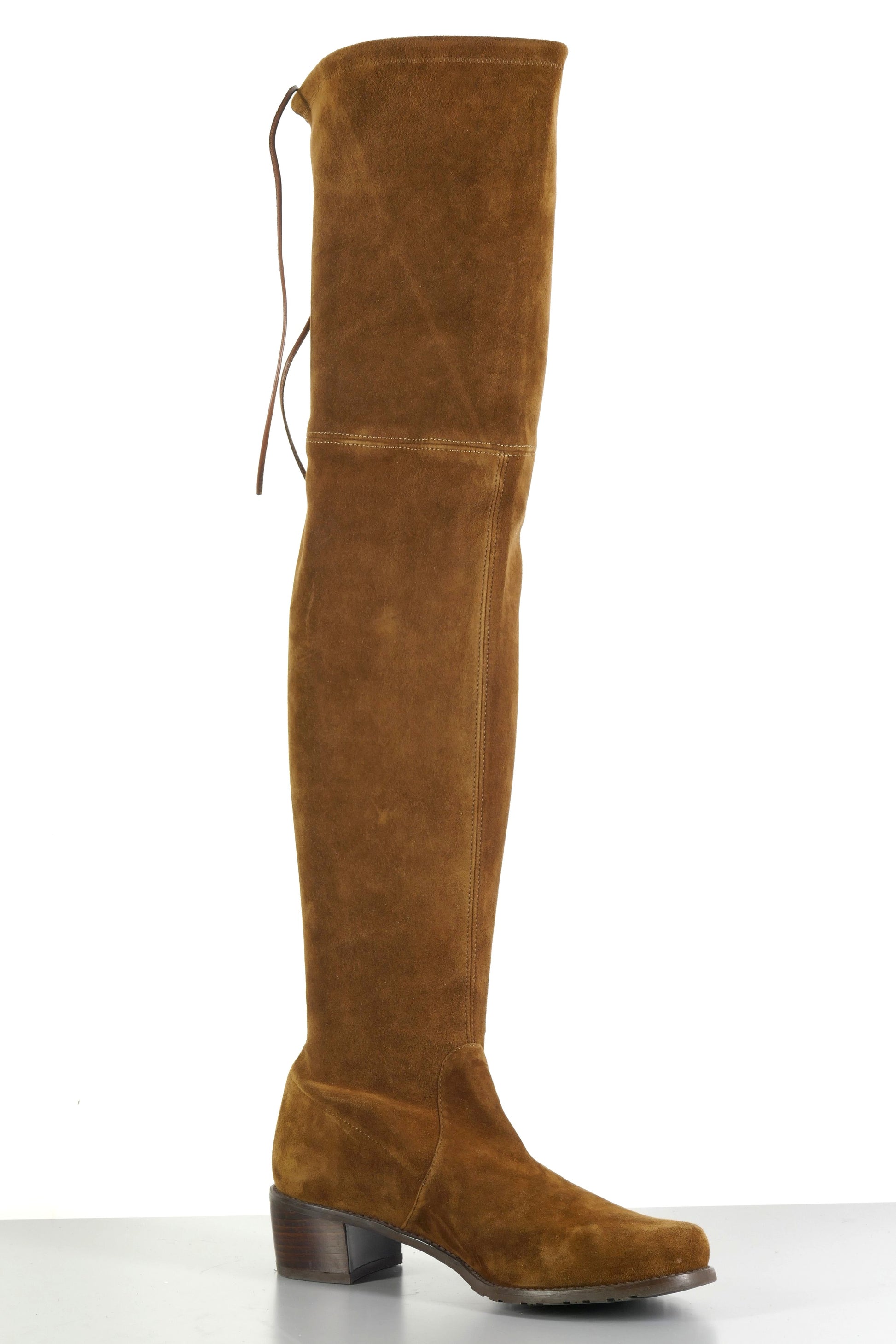BUUTS Stuart Weitzmann Overknees Wildleder cognac 223059-2