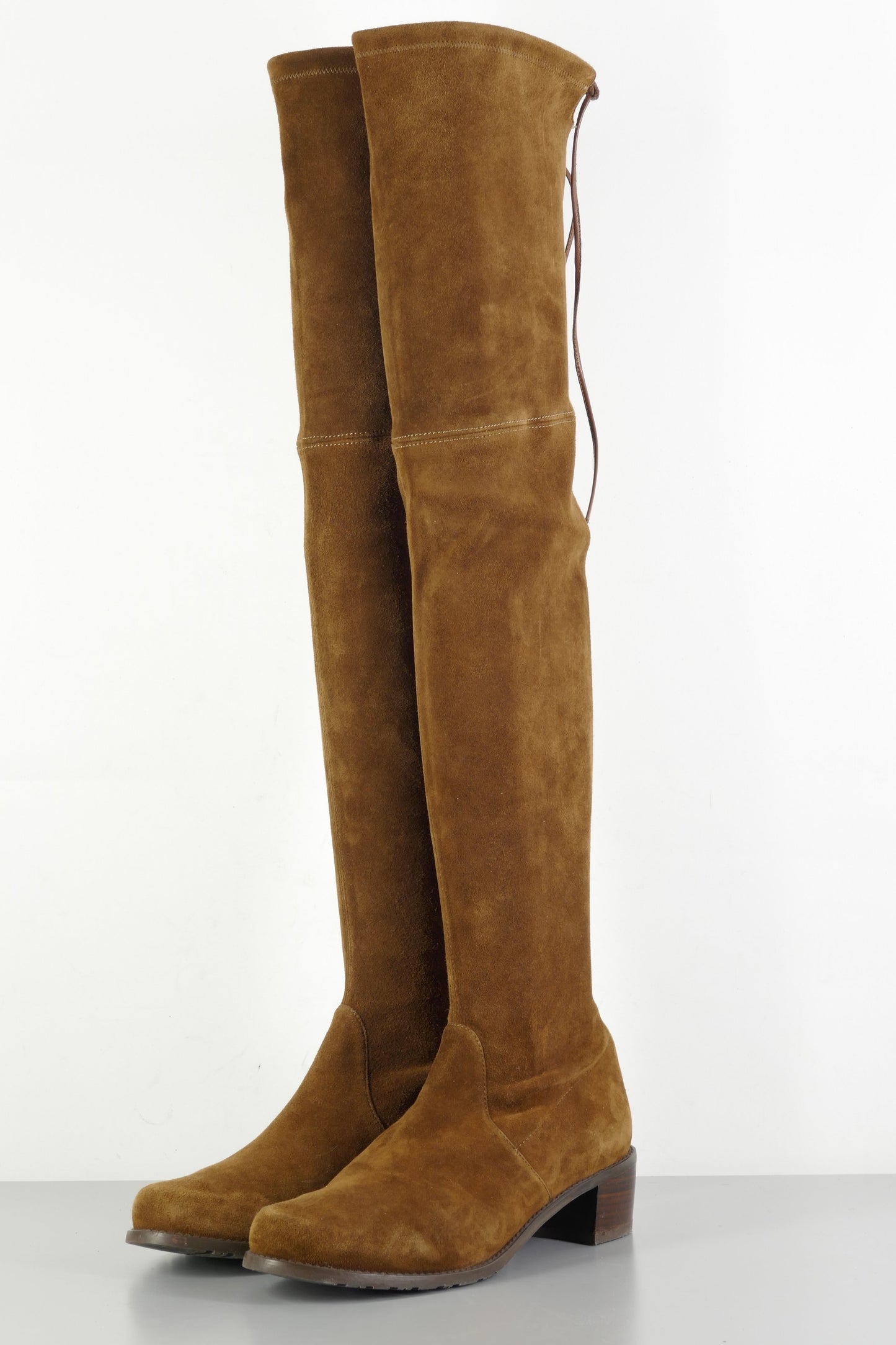 BUUTS Stuart Weitzmann Overknees Wildleder cognac 223059-3