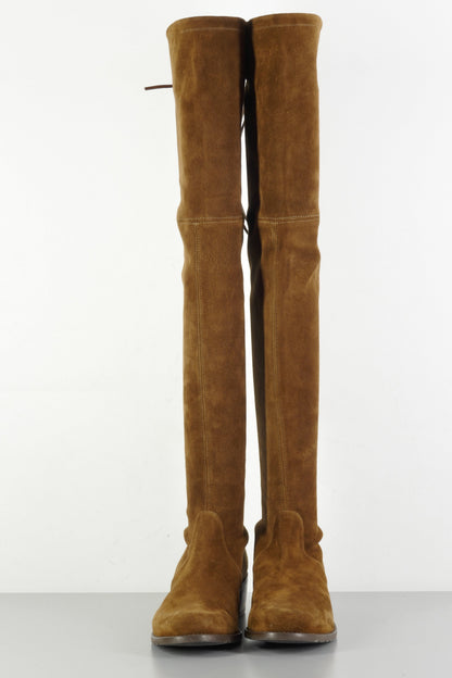 BUUTS Stuart Weitzmann Overknees Wildleder cognac 223059-4