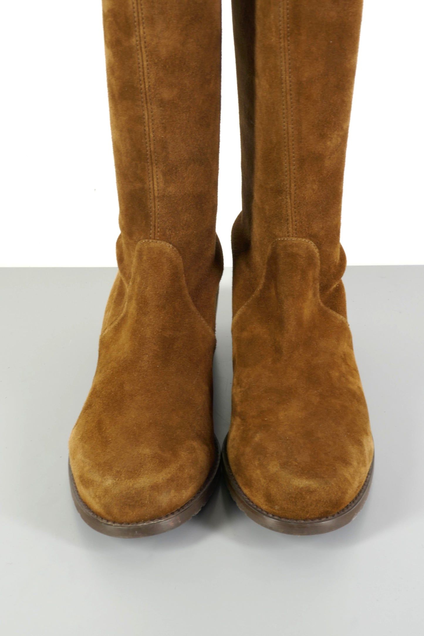BUUTS Stuart Weitzmann Overknees Wildleder cognac 223059-5