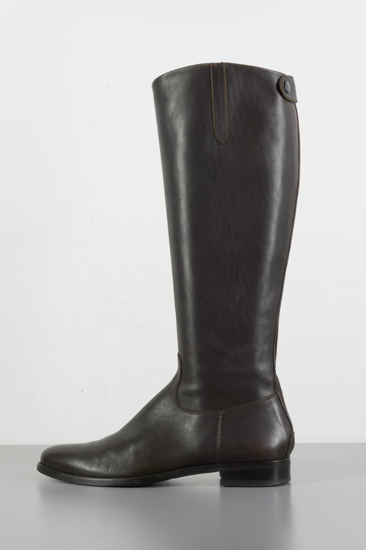 BUUTS Jil Sander Stiefel Leder dunkelbraun 223062-1
