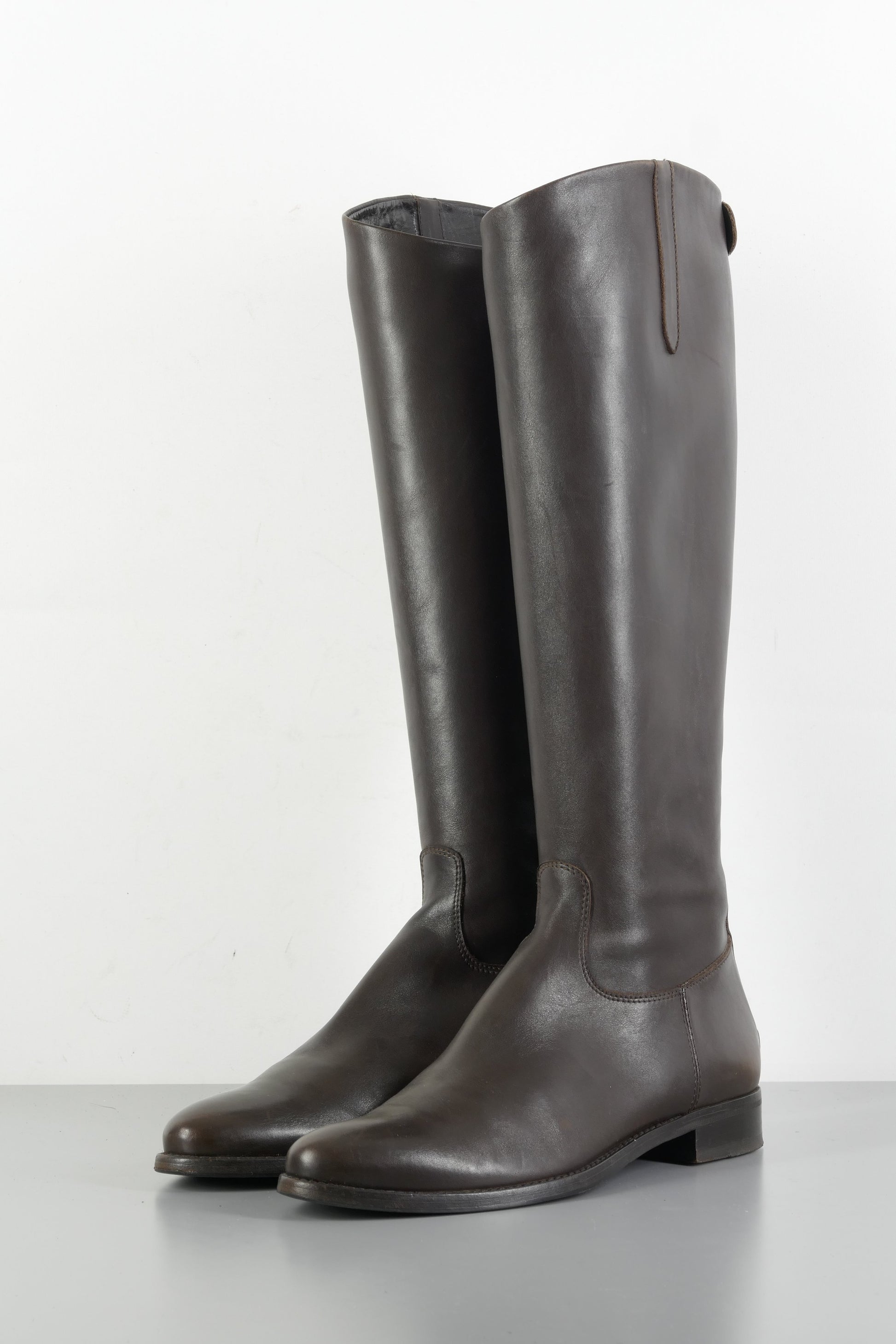 BUUTS Jil Sander Stiefel Leder dunkelbraun 223062-3