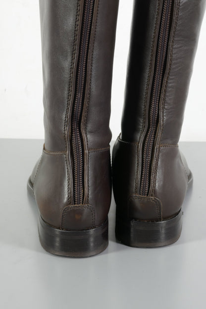 BUUTS Jil Sander Stiefel Leder dunkelbraun 223062-6