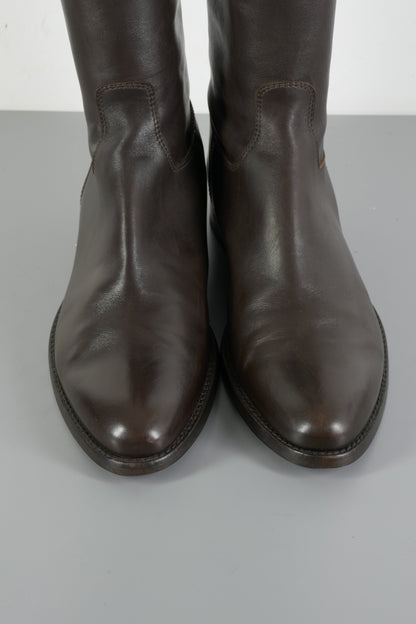 BUUTS Jil Sander Stiefel Leder dunkelbraun 223062-7