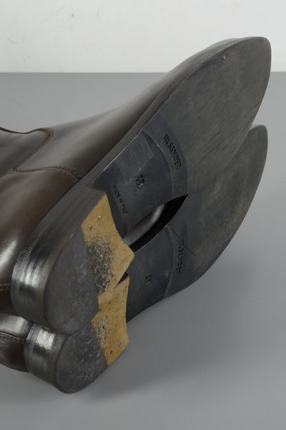 BUUTS Jil Sander Stiefel Leder dunkelbraun 223062-8