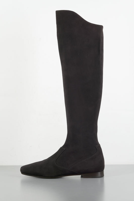 BUUTS Unützer Hohe Stiefel Wildleder dunkelbraun 223063-1