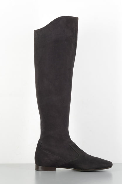 BUUTS Unützer Hohe Stiefel Wildleder dunkelbraun 223063-2