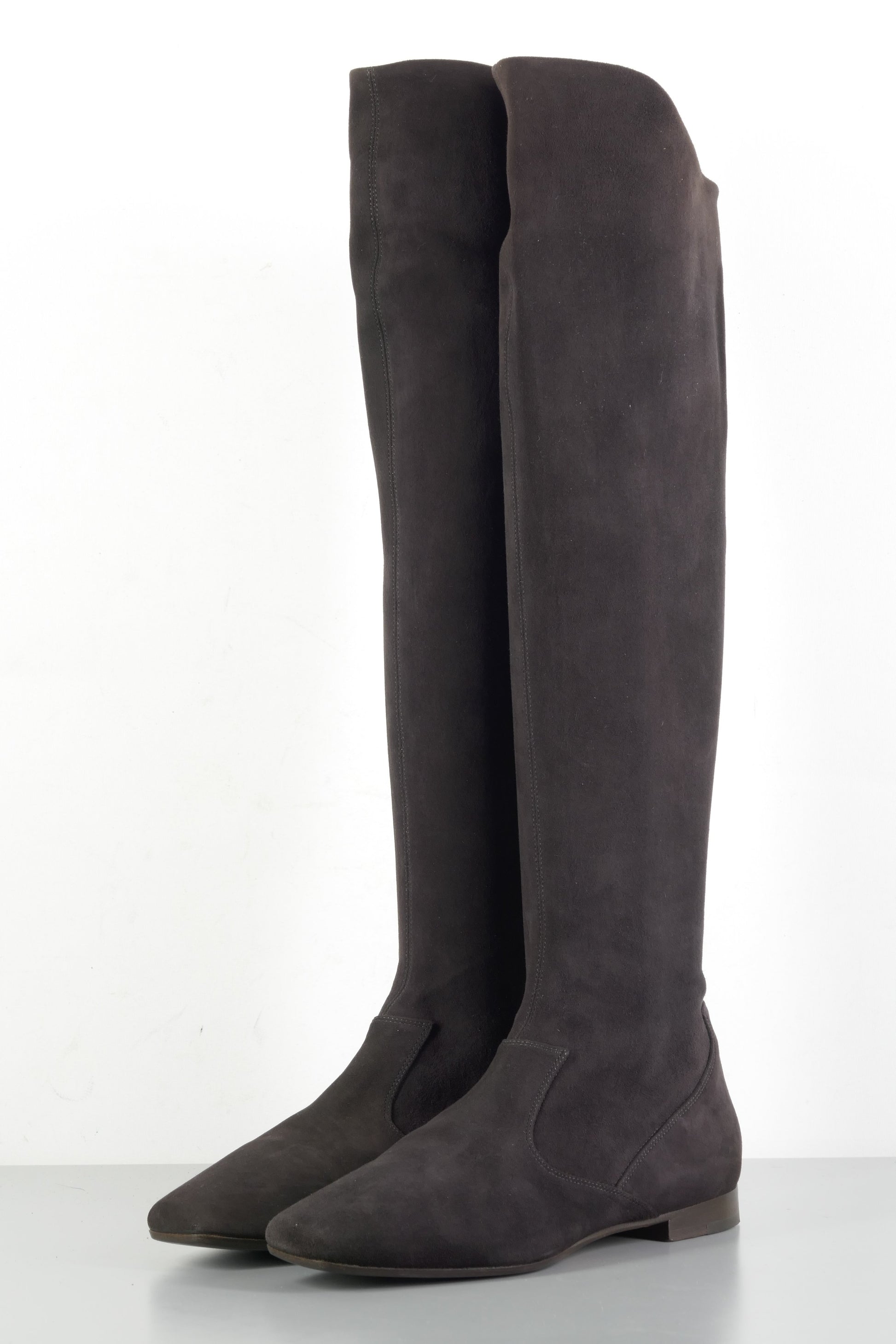 BUUTS Unützer Hohe Stiefel Wildleder dunkelbraun 223063-3