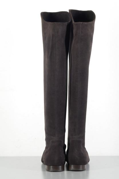 BUUTS Unützer Hohe Stiefel Wildleder dunkelbraun 223063-5
