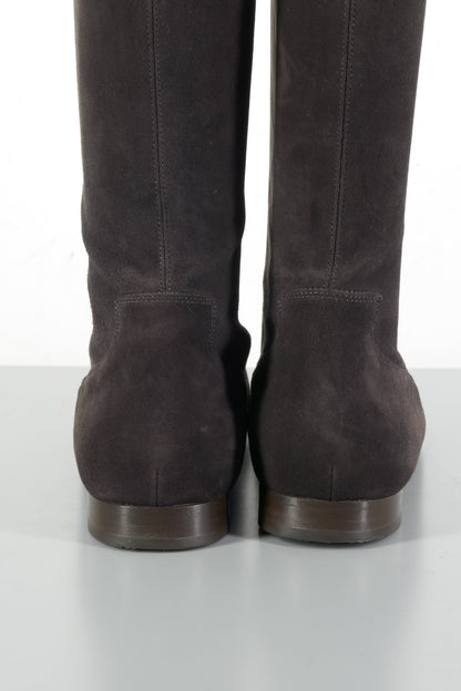BUUTS Unützer Hohe Stiefel Wildleder dunkelbraun 223063-6