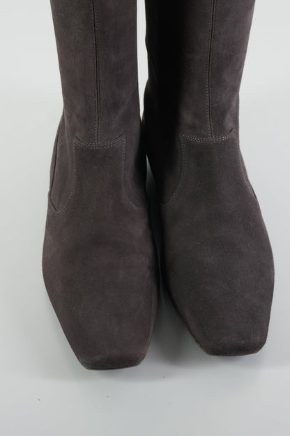 BUUTS Unützer Hohe Stiefel Wildleder dunkelbraun 223063-7