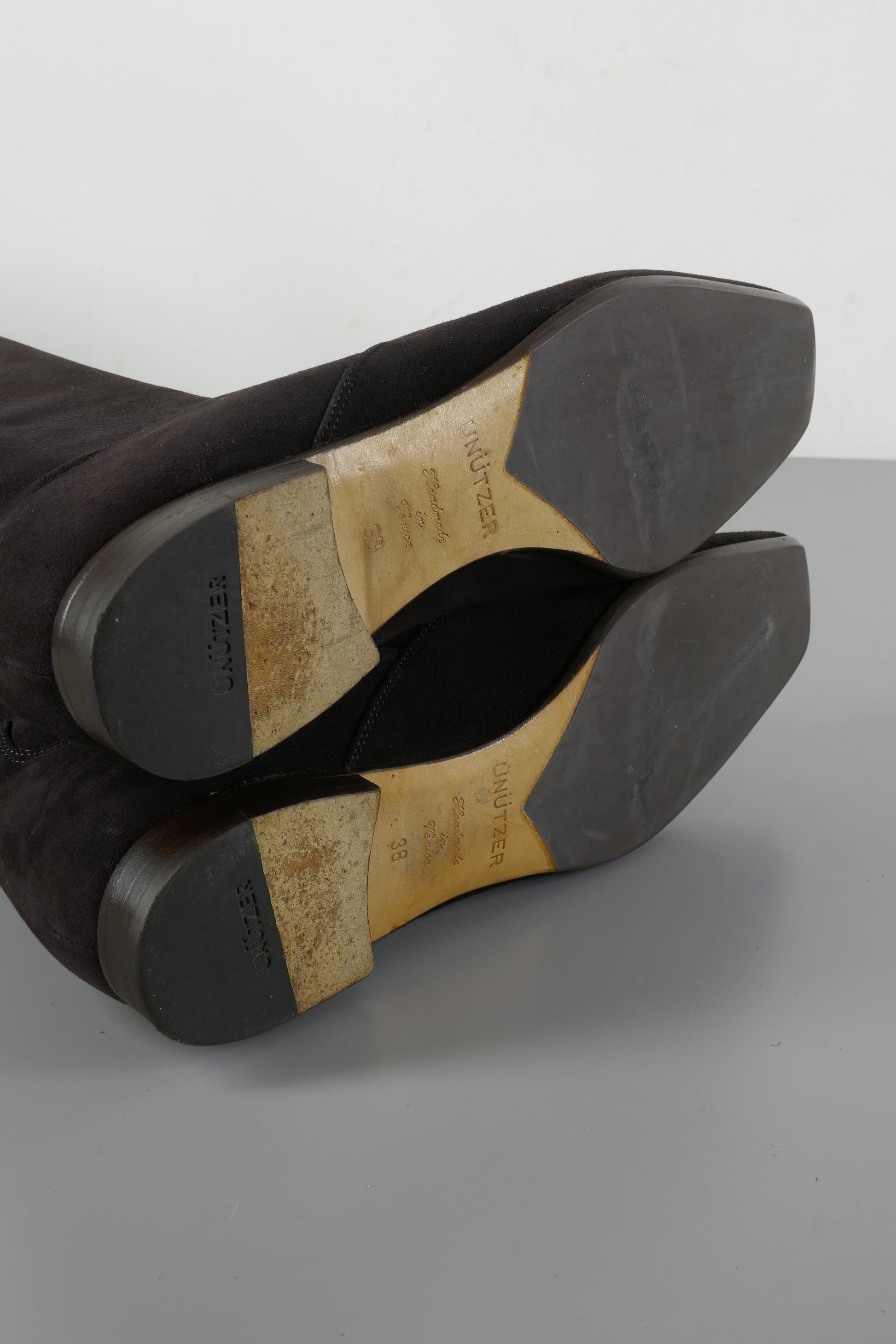 BUUTS Unützer Hohe Stiefel Wildleder dunkelbraun 223063-8