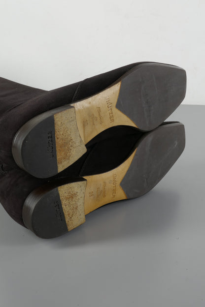 BUUTS Unützer Hohe Stiefel Wildleder dunkelbraun 223063-8