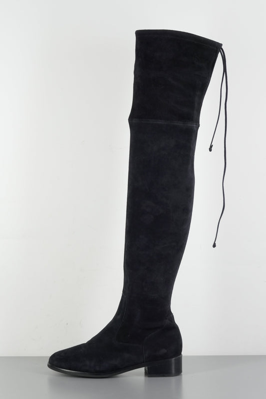 BUUTS Peter Kaiser Overknees Wildleder schwarz 223064-1