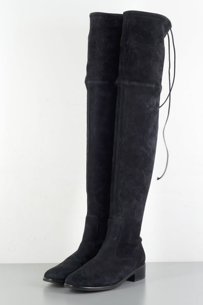 BUUTS Peter Kaiser Overknees Wildleder schwarz 223064-3