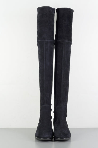 BUUTS Peter Kaiser Overknees Wildleder schwarz 223064-4