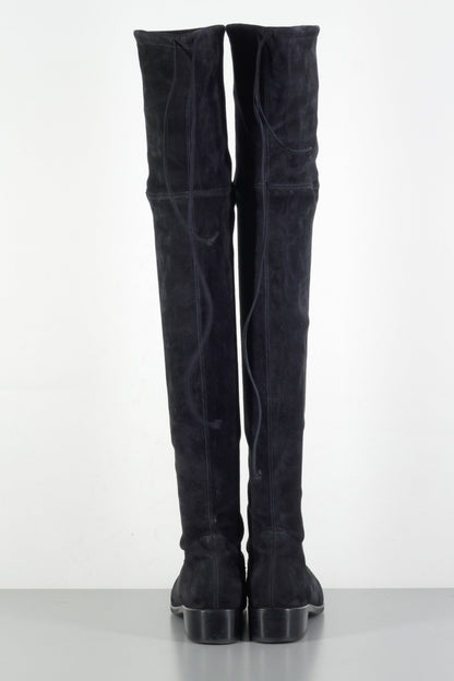 BUUTS Peter Kaiser Overknees Wildleder schwarz 223064-5