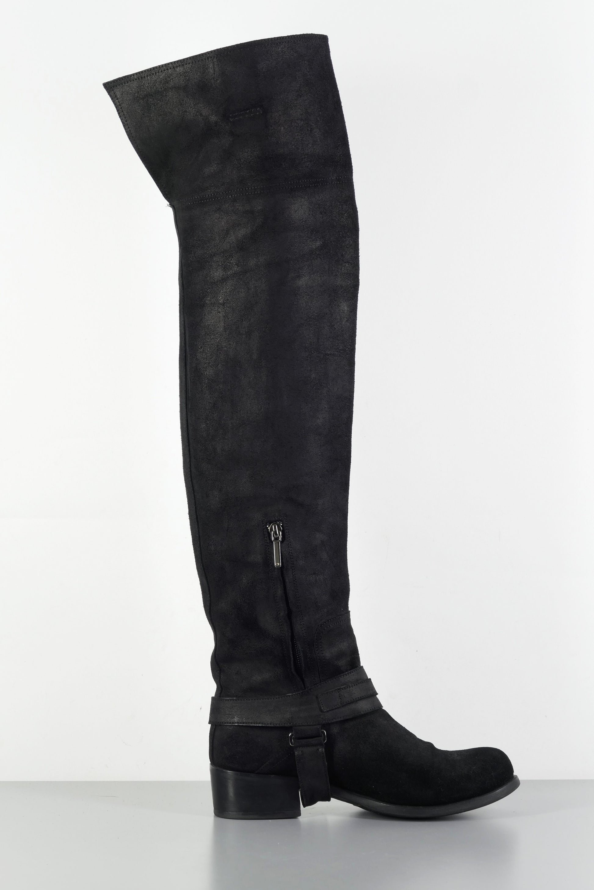 BUUTS Dior Overknees Wildleder schwarz 223065-3