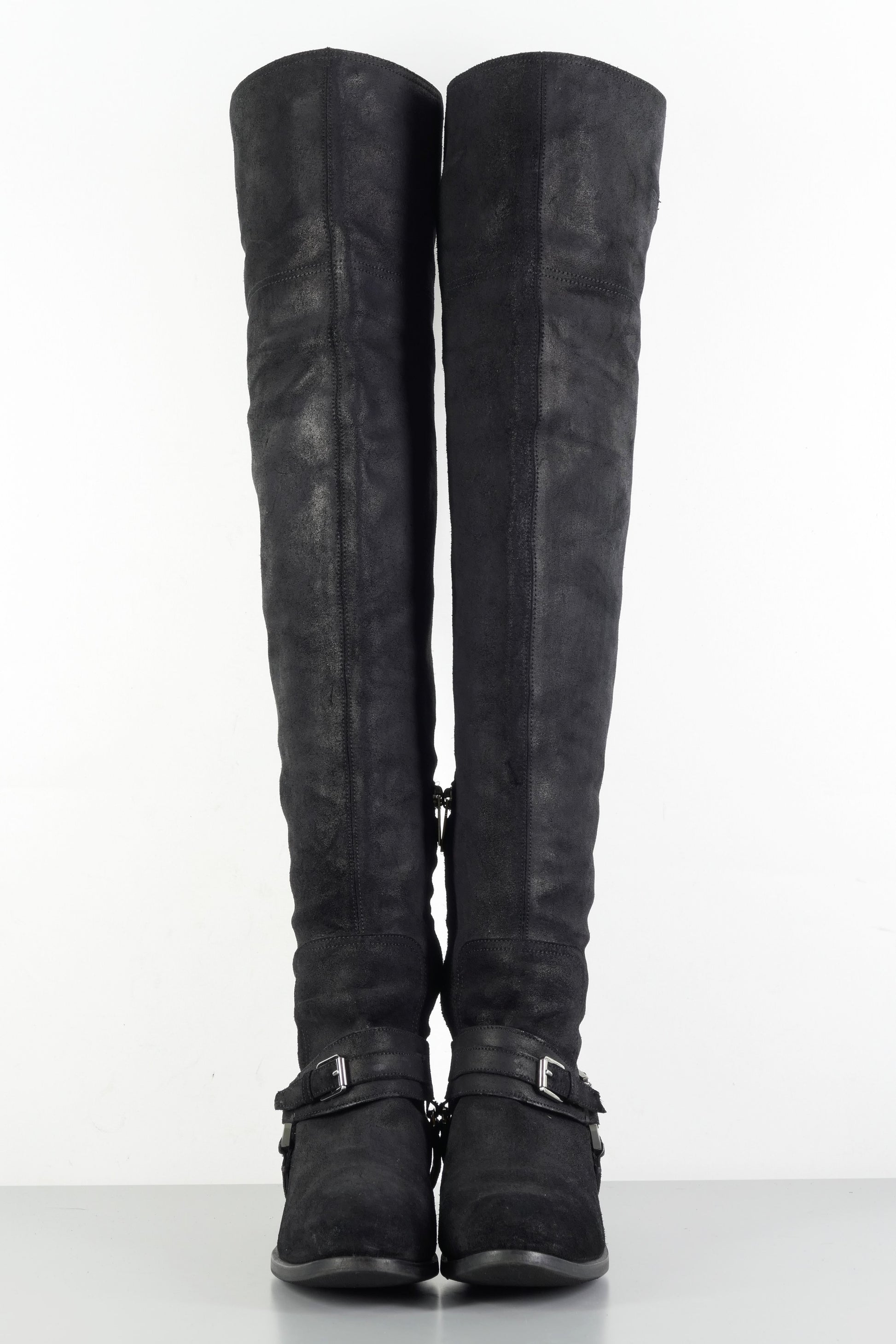 BUUTS Dior Overknees Wildleder schwarz 223065-4