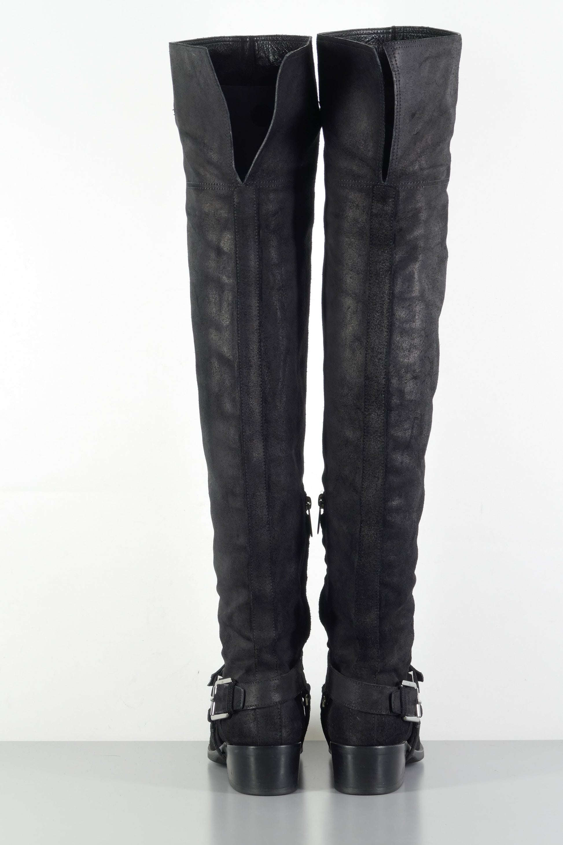 BUUTS Dior Overknees Wildleder schwarz 223065-5