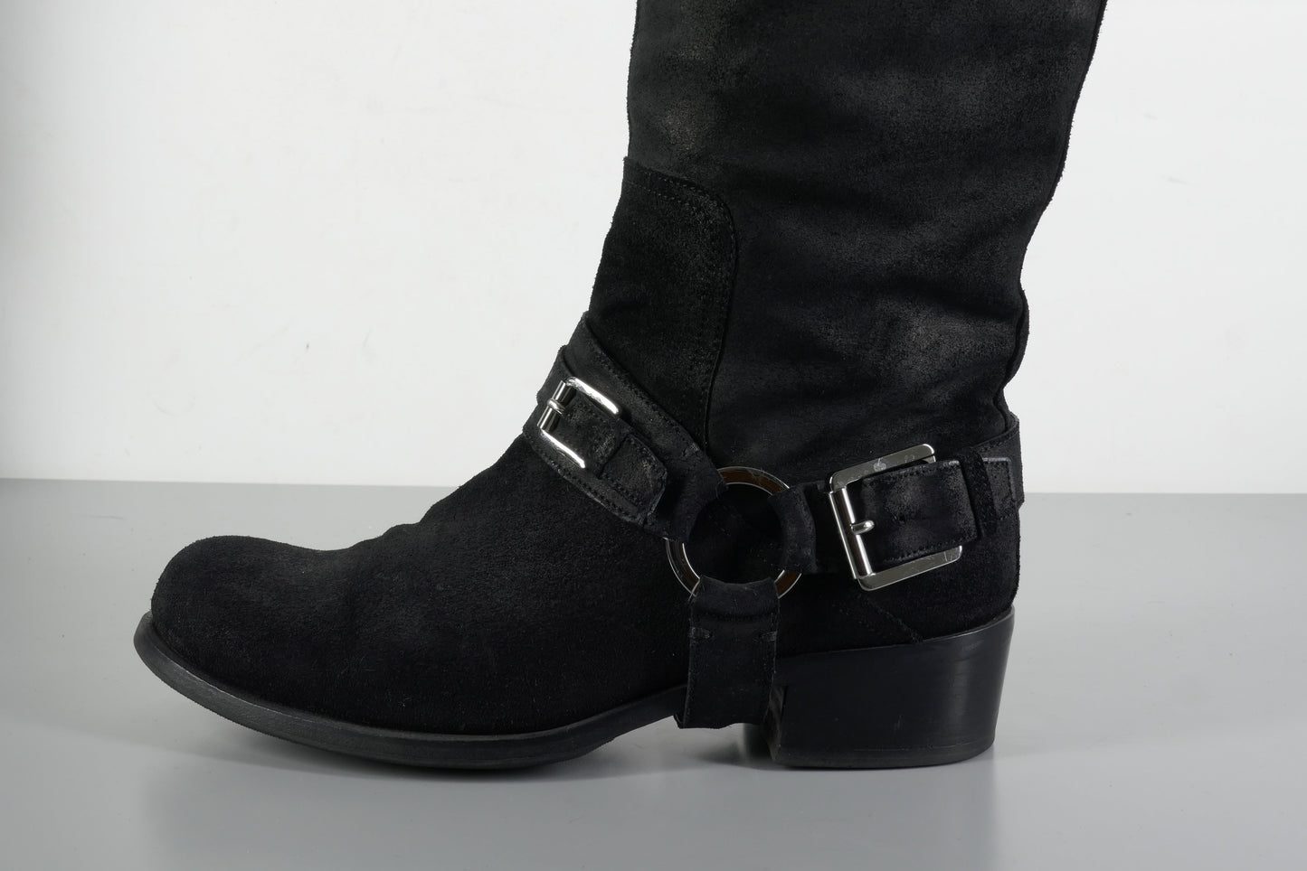 BUUTS Dior Overknees Wildleder schwarz 223065-7