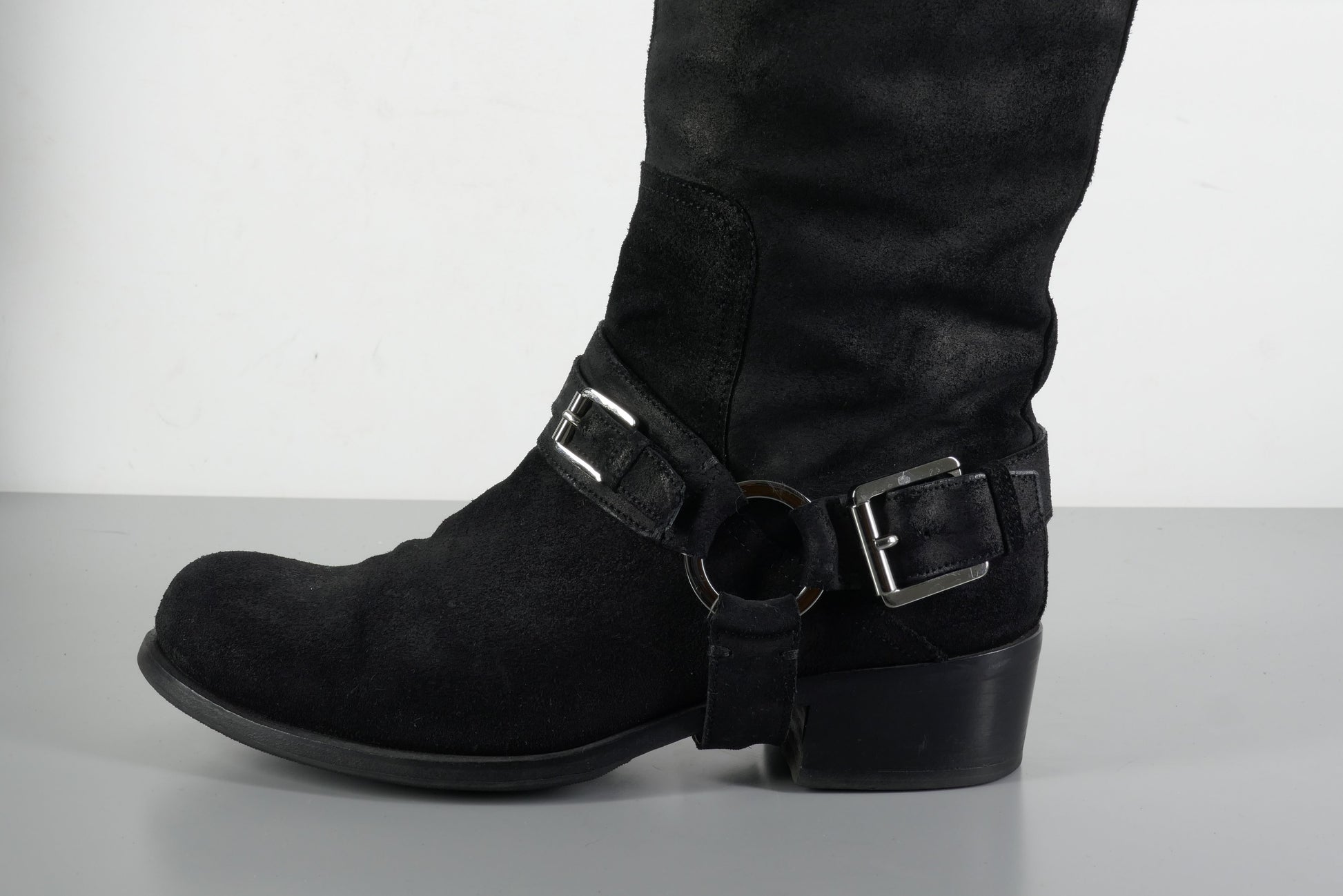 BUUTS Dior Overknees Wildleder schwarz 223065-7