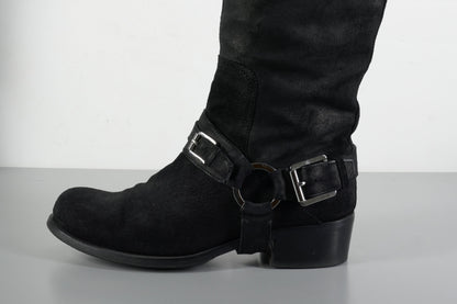 BUUTS Dior Overknees Wildleder schwarz 223065-7