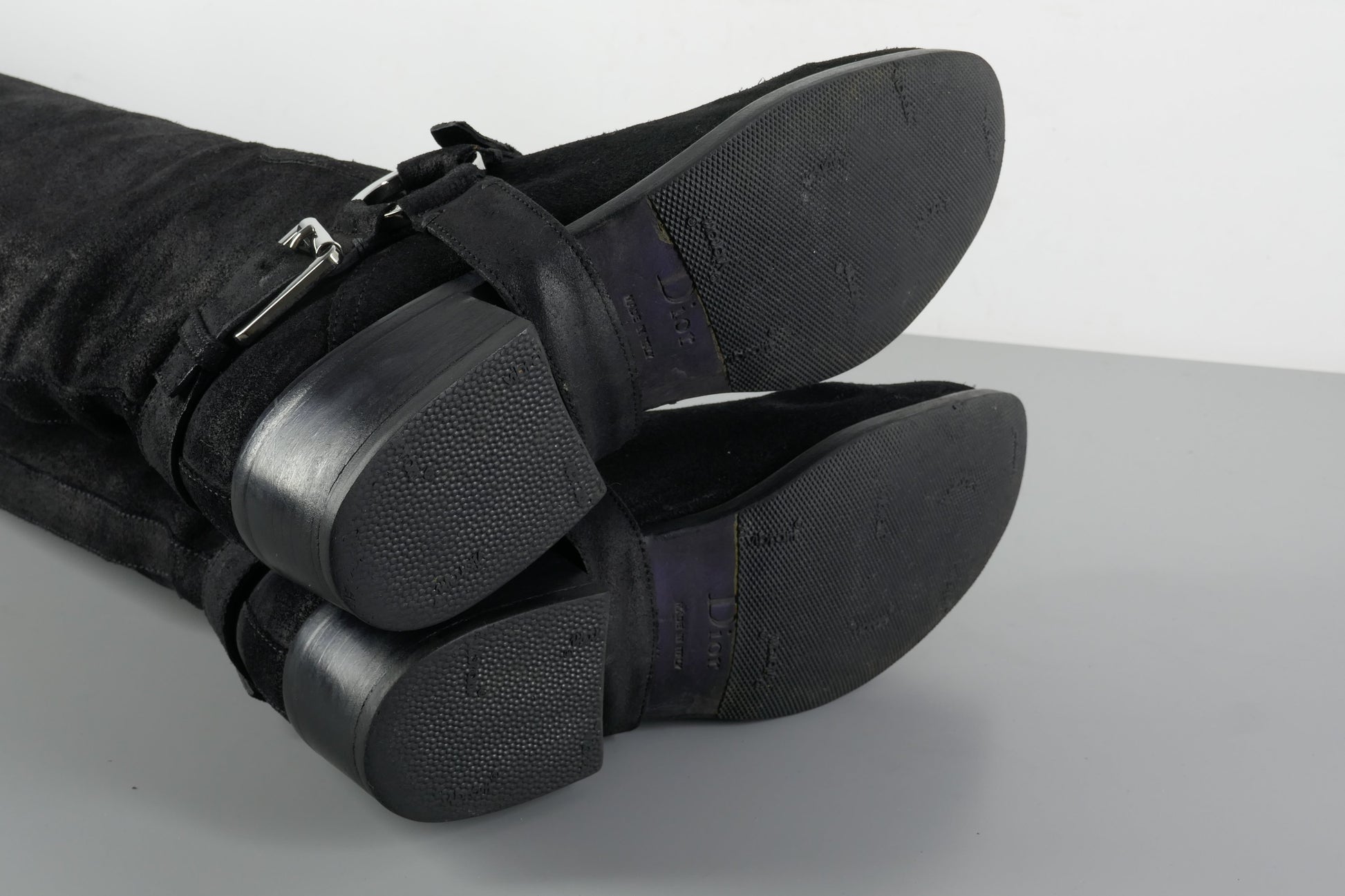 BUUTS Dior Overknees Wildleder schwarz 223065-9