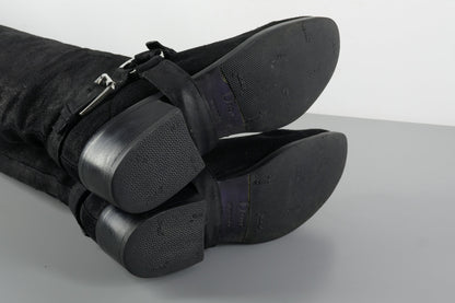 BUUTS Dior Overknees Wildleder schwarz 223065-9