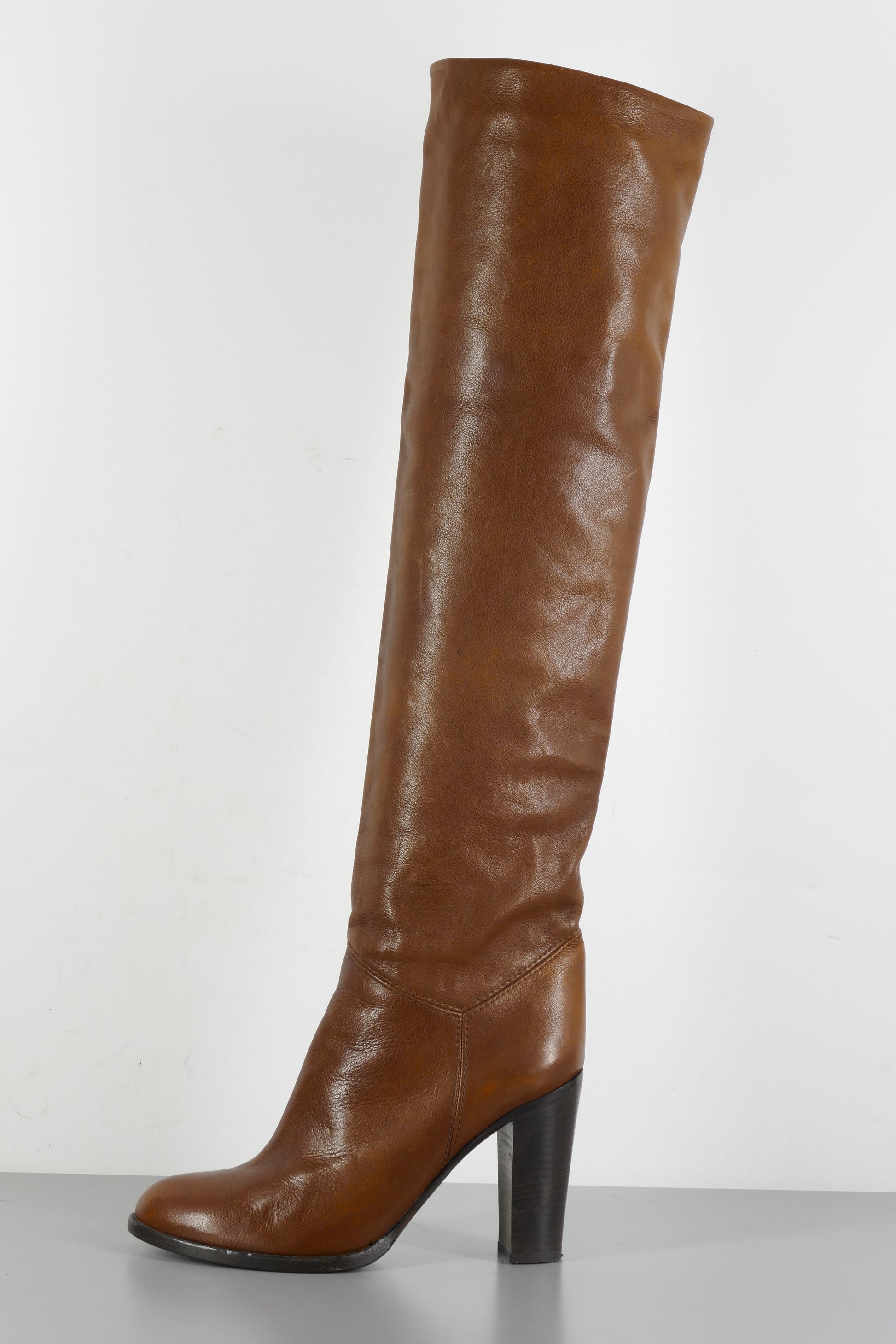 BUUTS L'Autre Chose Hohe Stiefel Leder kastanie 223067-1