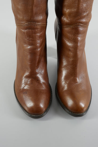 BUUTS L'Autre Chose Hohe Stiefel Leder kastanie 223067-7