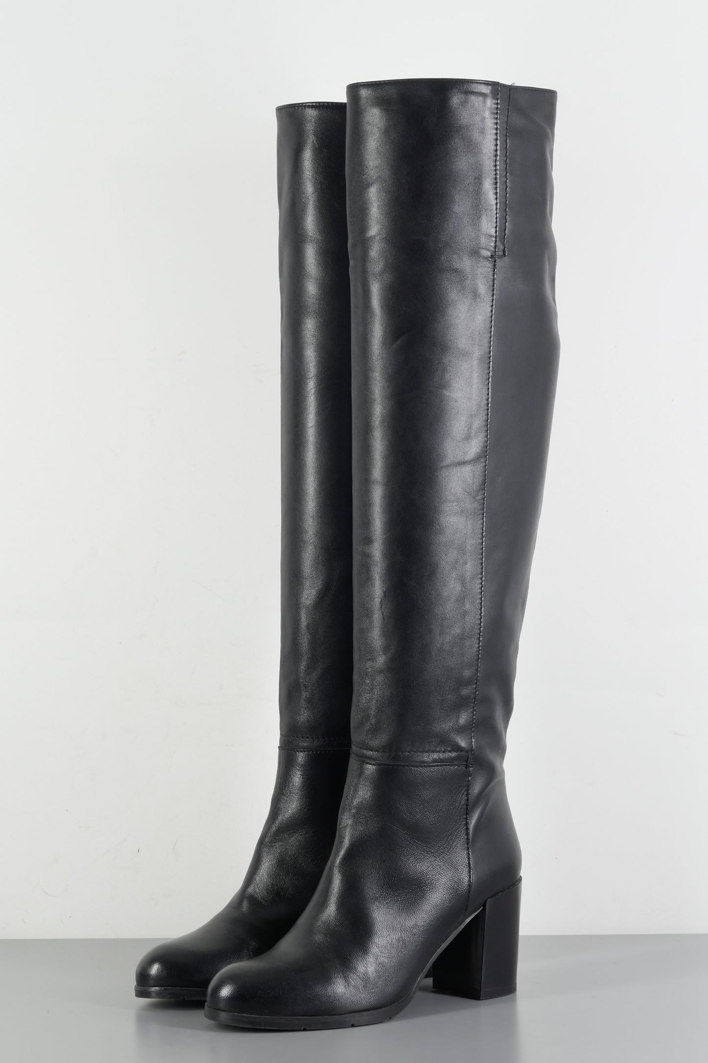 BUUTS Long time Hohe Stiefel Leder schwarz 223069-2