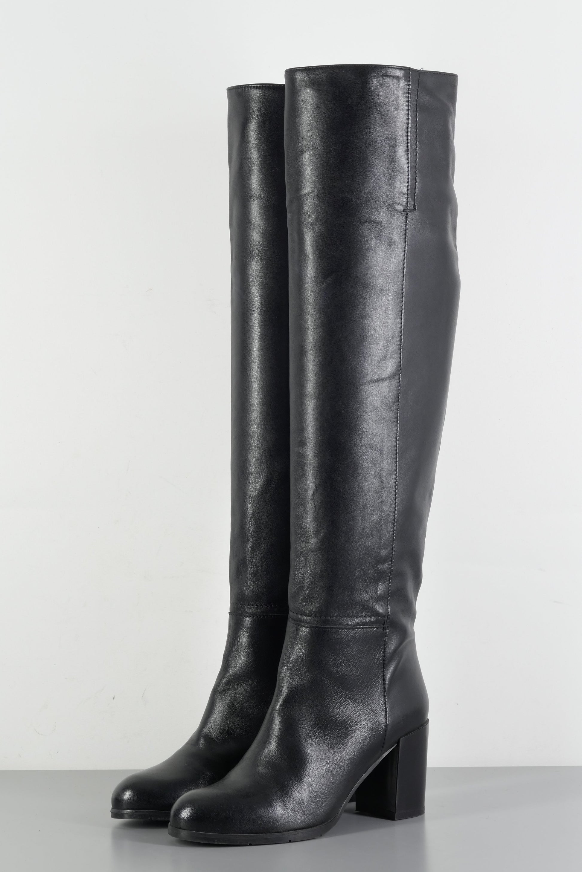 BUUTS Long time Hohe Stiefel Leder schwarz 223069-2