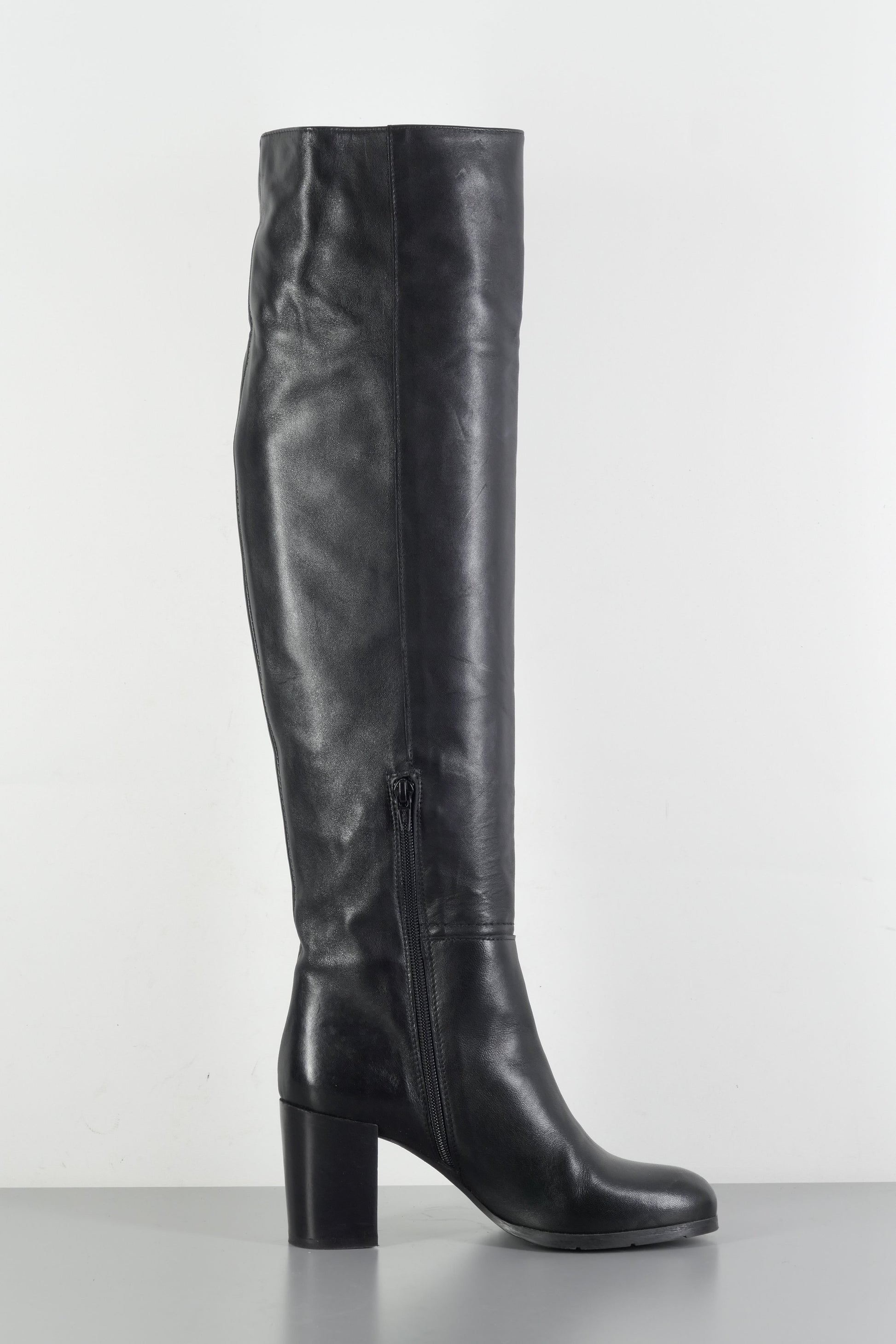 BUUTS Long time Hohe Stiefel Leder schwarz 223069-3