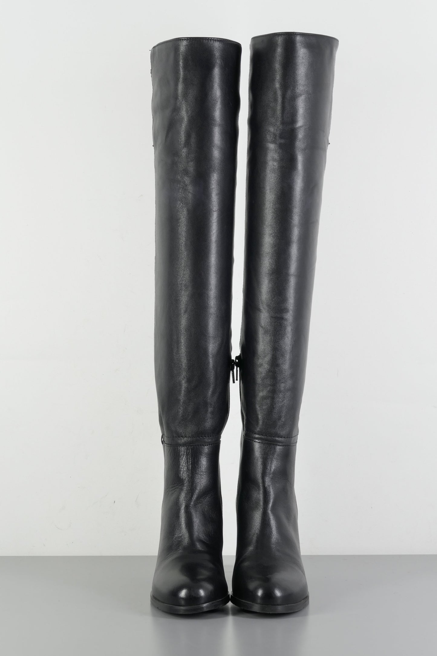BUUTS Long time Hohe Stiefel Leder schwarz 223069-4