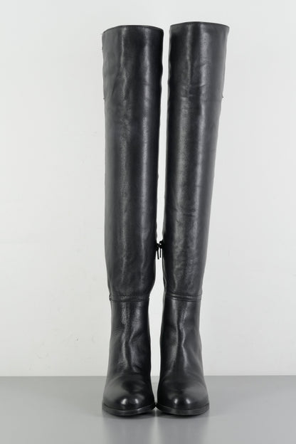 BUUTS Long time Hohe Stiefel Leder schwarz 223069-4