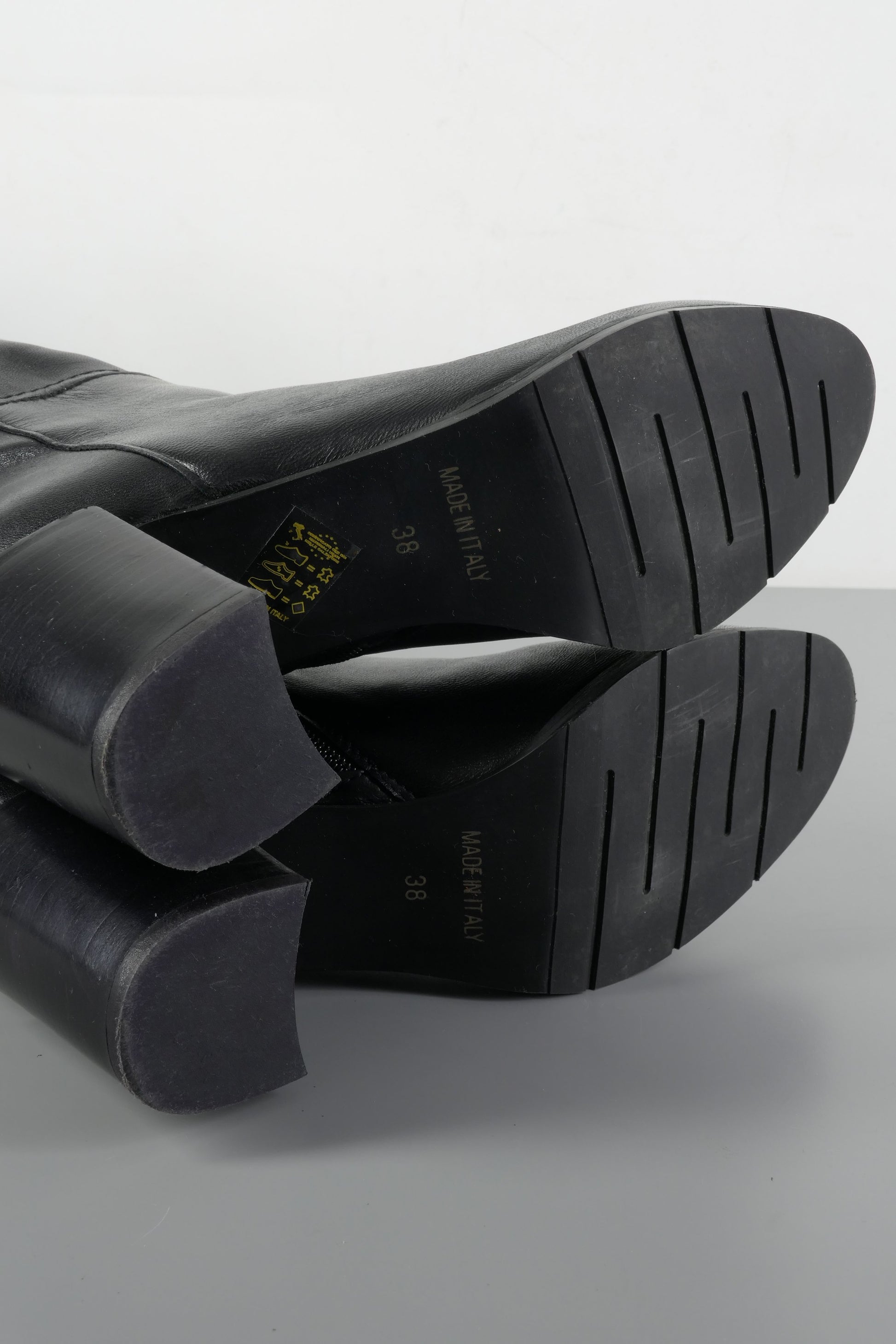 BUUTS Long time Hohe Stiefel Leder schwarz 223069-8