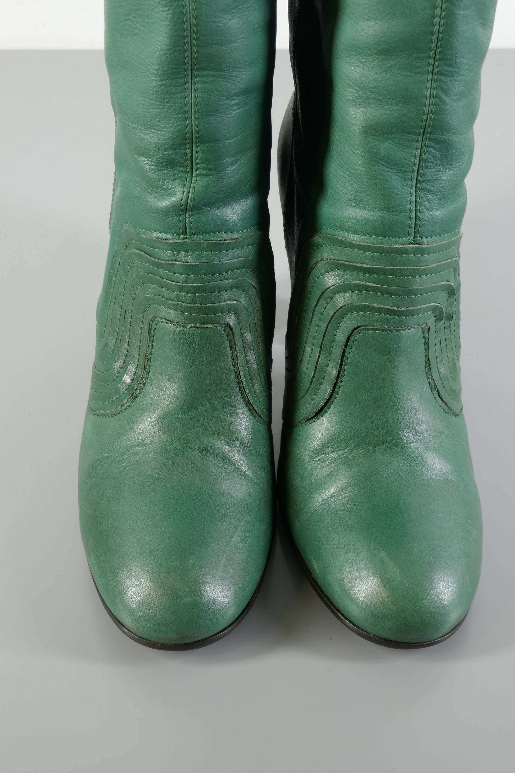 BUUTS Miss Sixty Hohe Stiefel Leder grün 223071-7