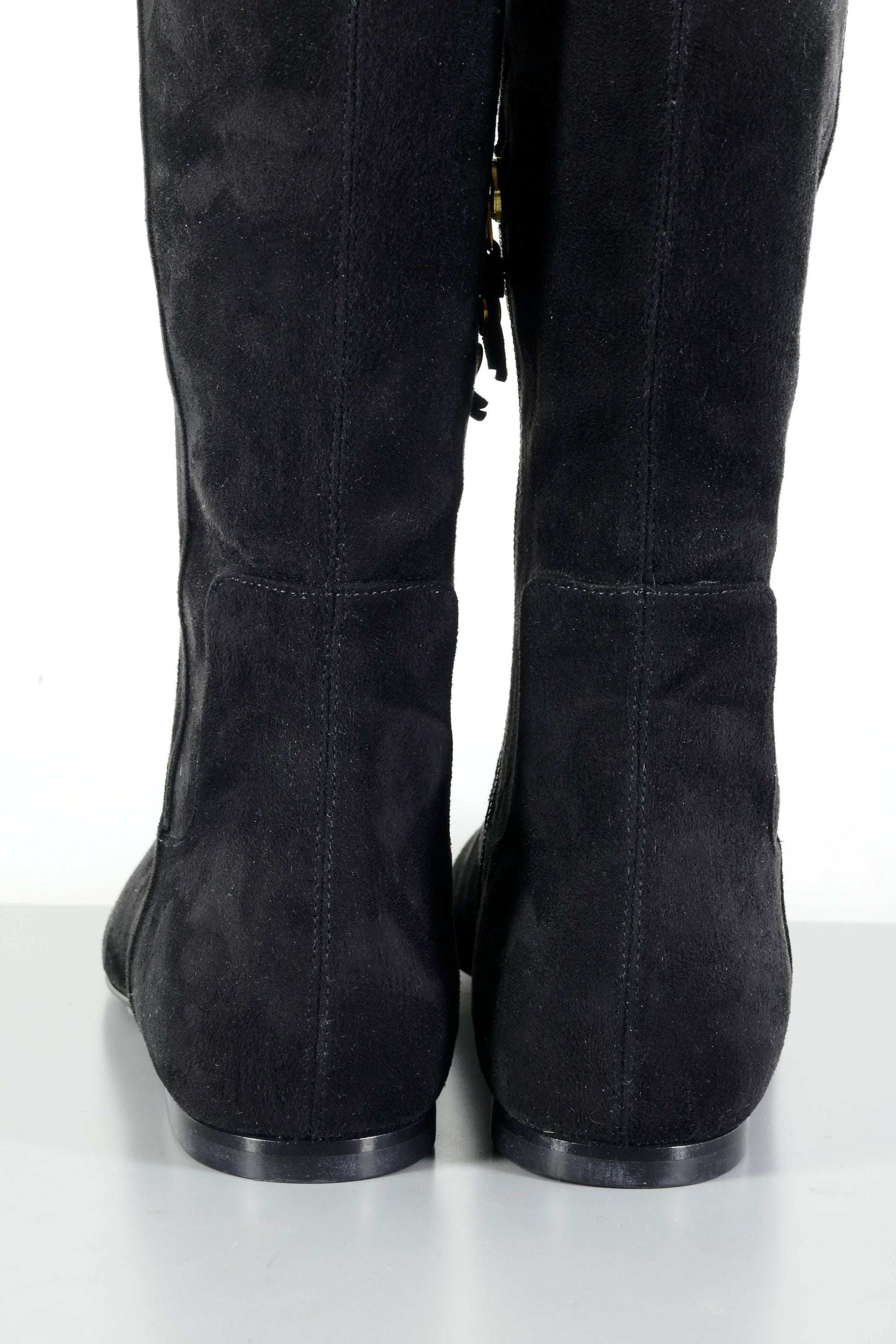 BUUTS Twinset Overknees Wildleder schwarz 223072-6