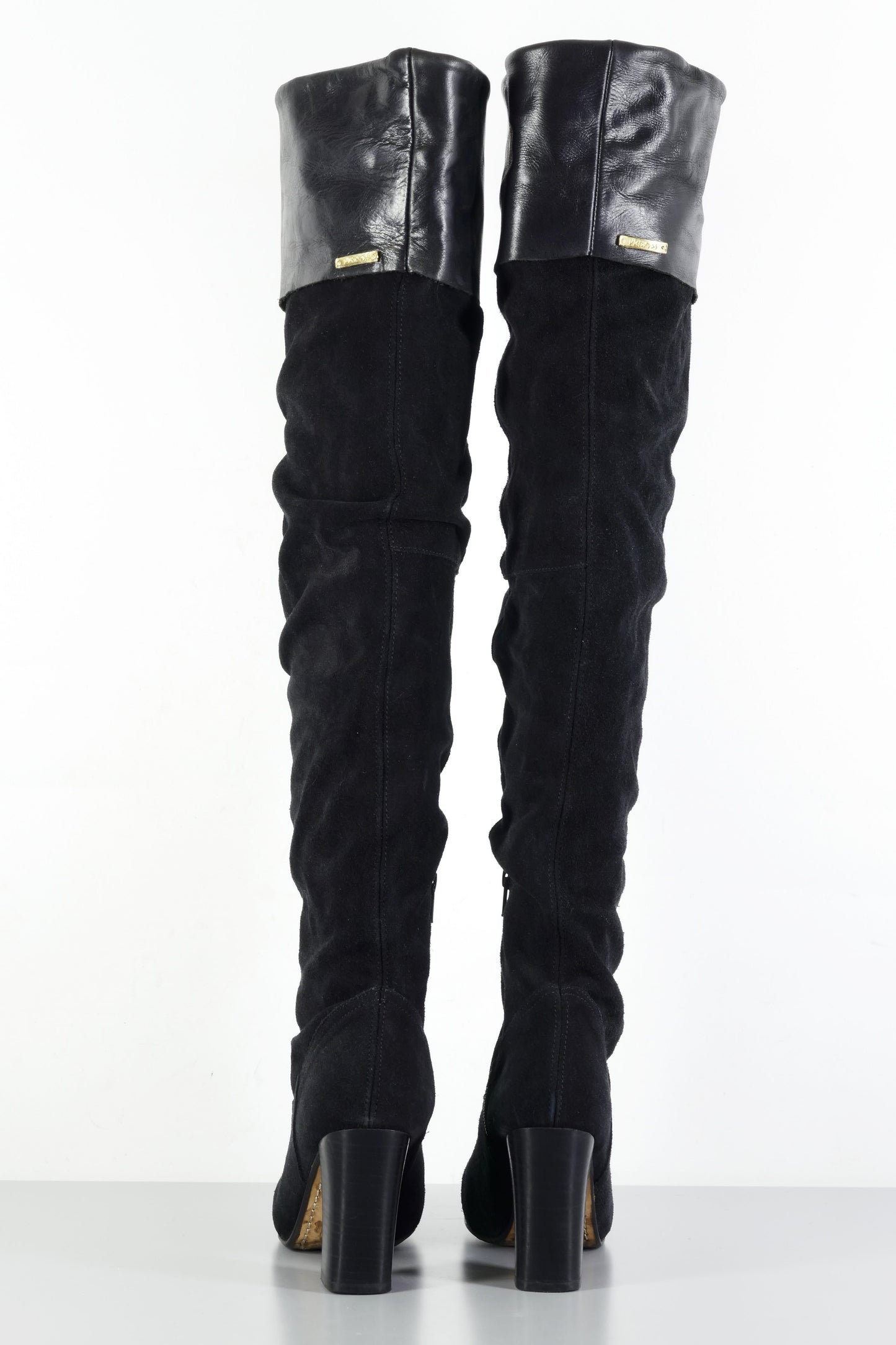 BUUTS Vkingas Overknees Wildleder schwarz 223077-5
