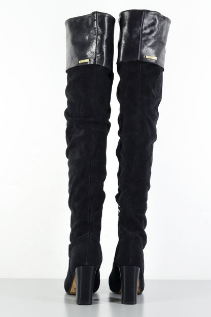 BUUTS Vkingas Overknees Wildleder schwarz 223077-5