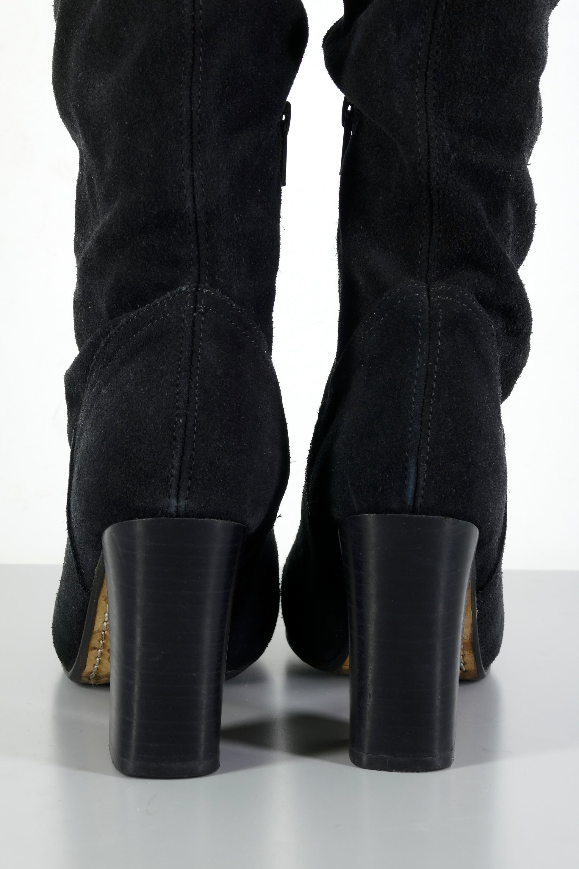 BUUTS Vkingas Overknees Wildleder schwarz 223077-6