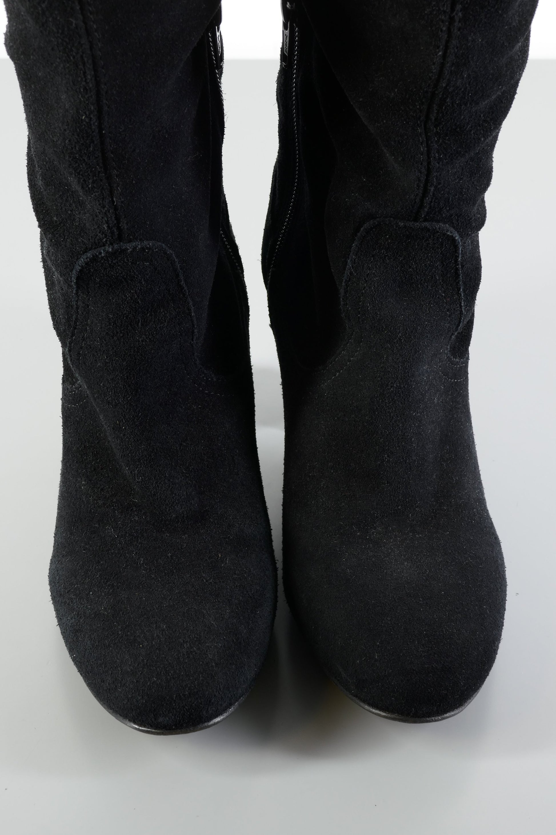 BUUTS Vkingas Overknees Wildleder schwarz 223077-7